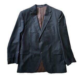 Jack Victor Exclusive Collection Blazer Sport Coat Men's 44R Wool Pinstripes New